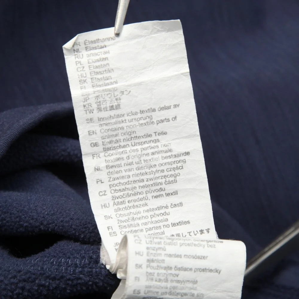 Fjallraven Jacket Womens Medium Blue Keb Fleece Hoodie Full Zip Outdoor 89482 - Picture 9 of 14